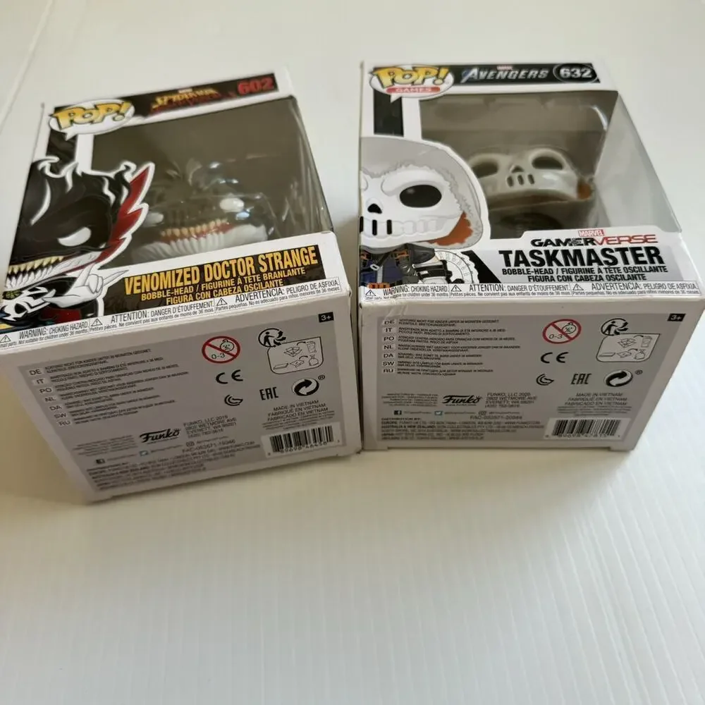 Funko Pop 602 Venomized Doctor Strange 632 Gamerverse Taskmaster